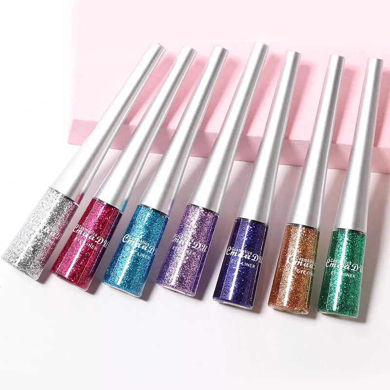 16 Colours Liquid Eyeliner Shiny Glitter Powder Quick Dry ☀-
